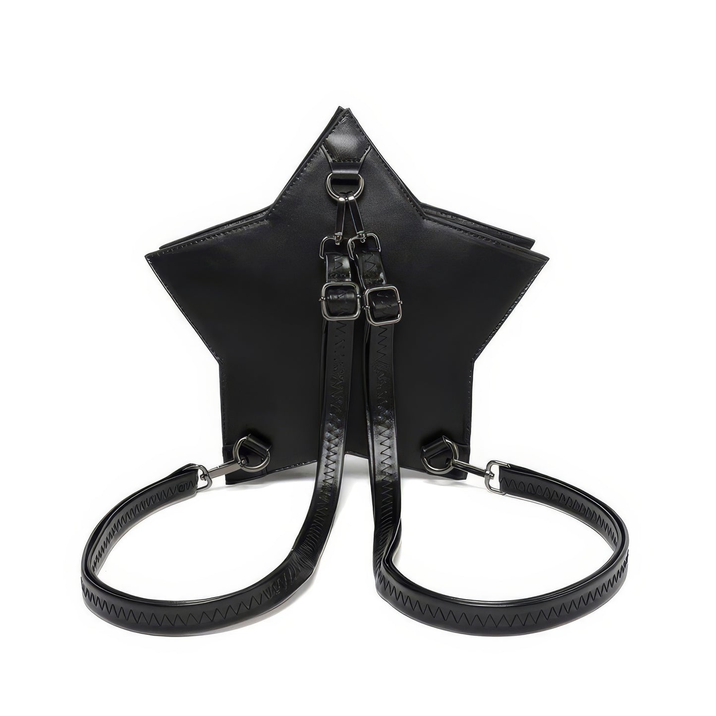 Studded Star-Shaped Embossed Backpack