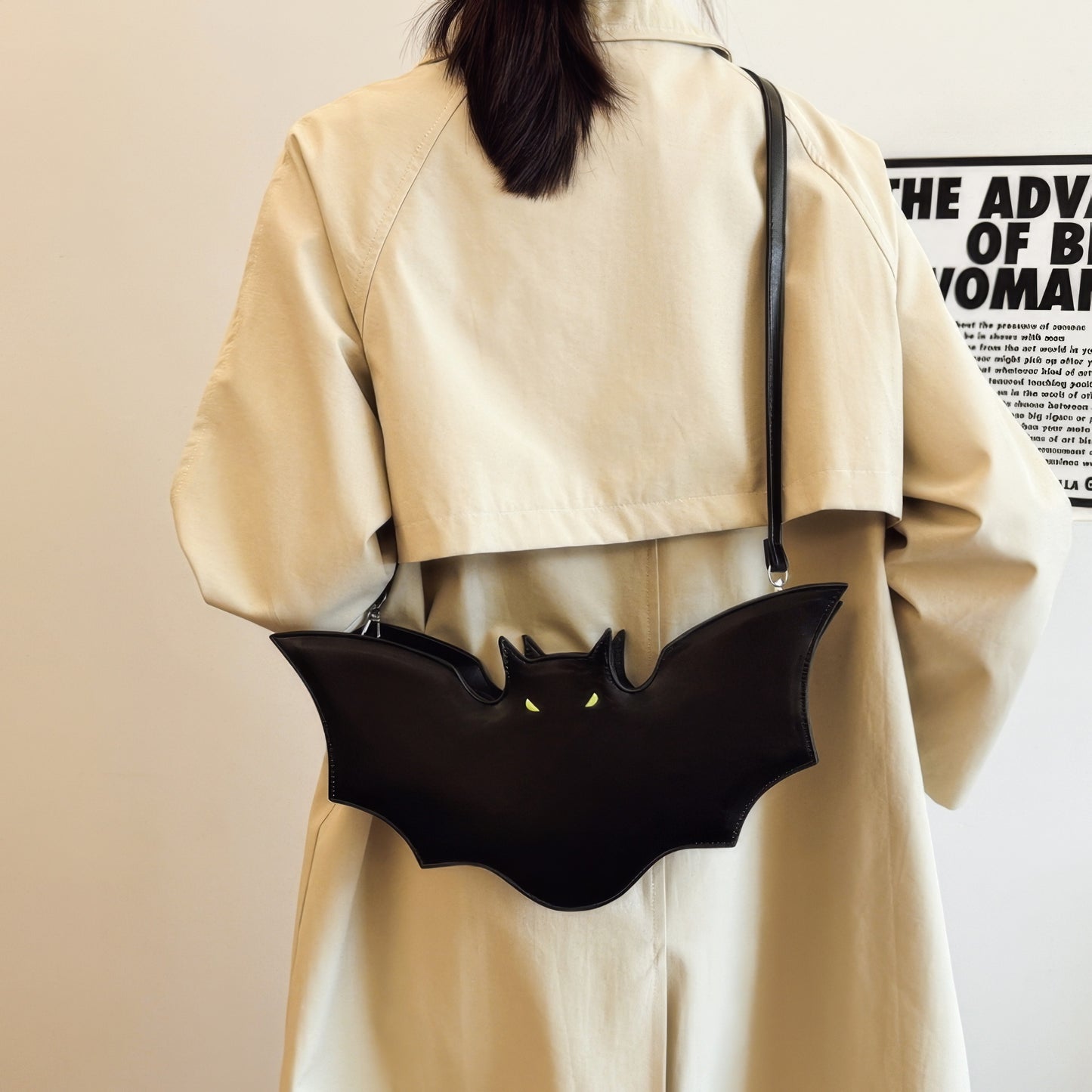 Bat Wing Shape Crossbody Bag