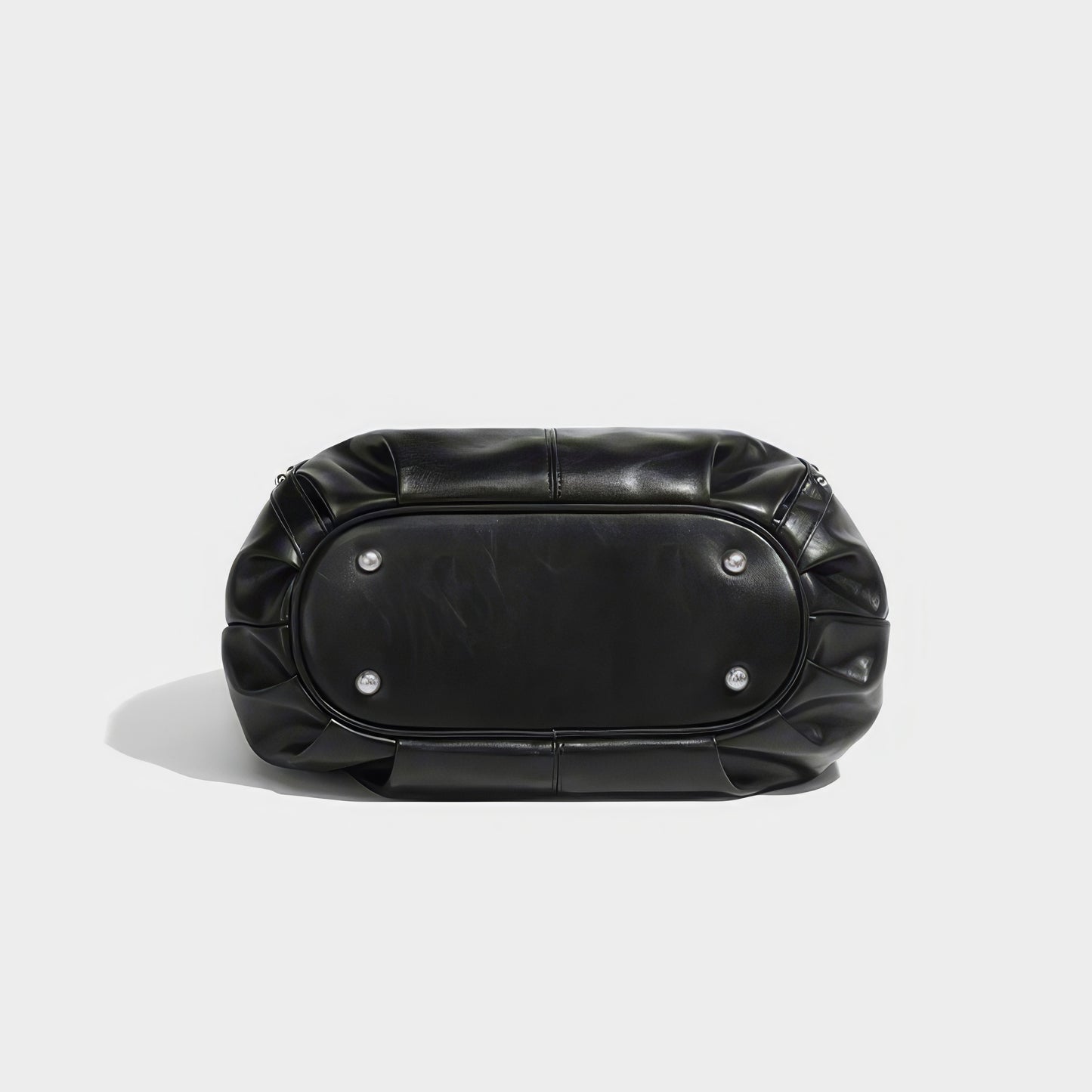 Belted Buckle Strap Soft Hobo Bag