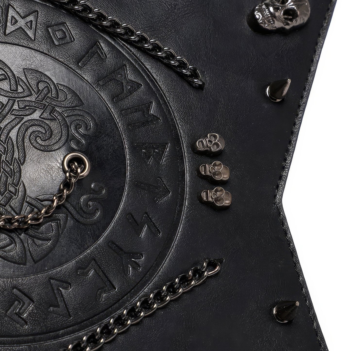 Studded Star-Shaped Embossed Backpack