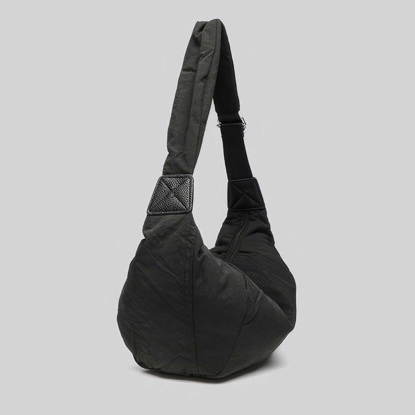Oversized Soft Nylon Crescent Bag