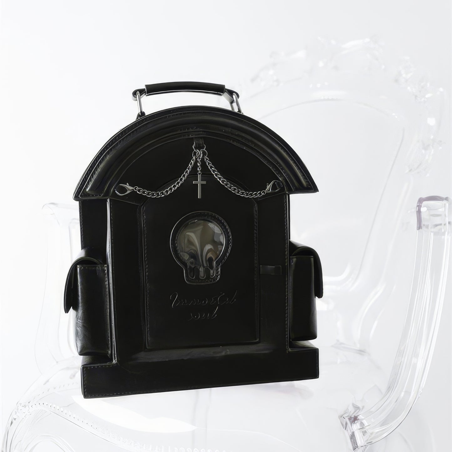 Grave Arch Structured Leather Bag