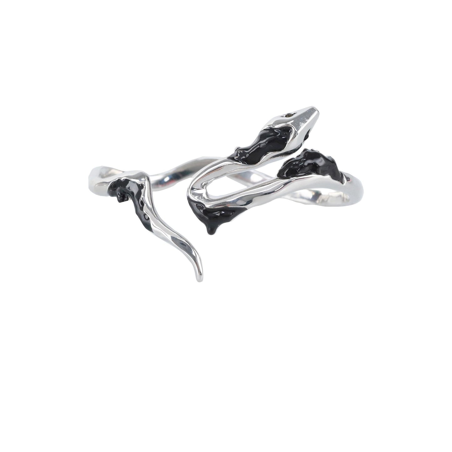 Molten Twist Enamel Cuff Bracelet