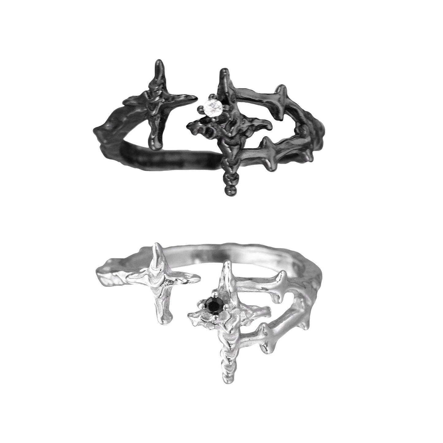 Starburst Claw Gem Ring