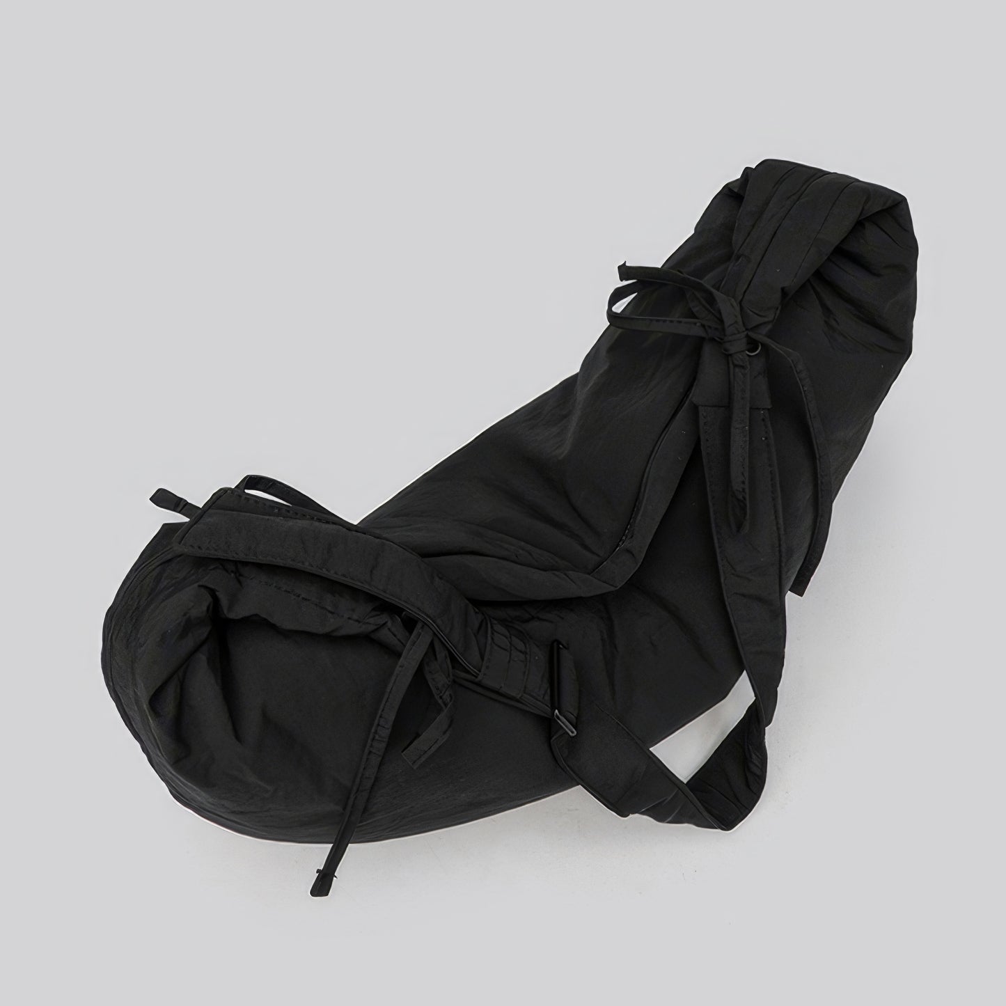 Drawstring Strap Soft Crescent Shoulder Bag