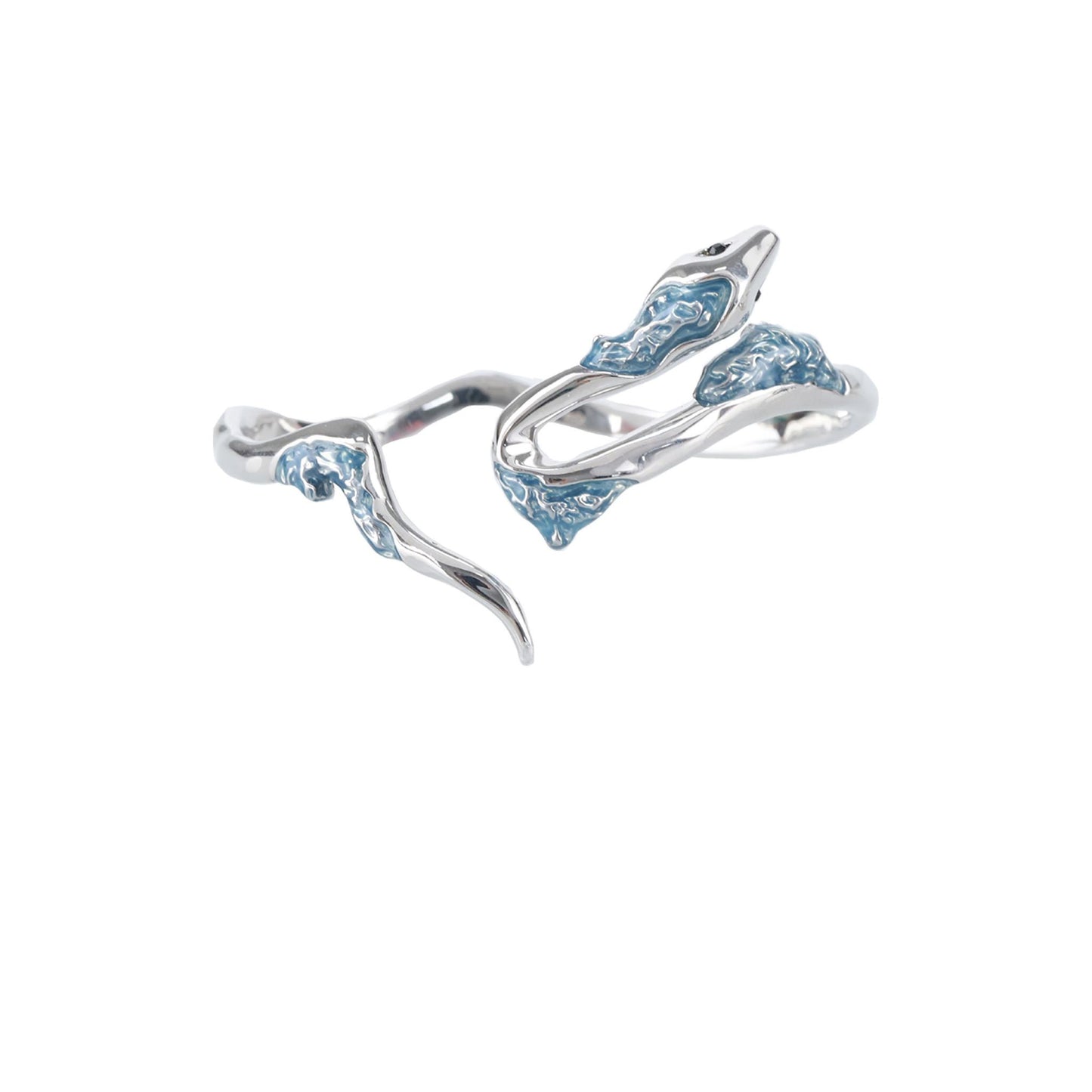 Molten Twist Enamel Cuff Bracelet