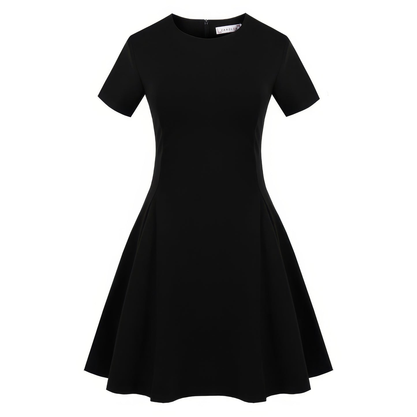 Fit and Flare Basic Black Mini Dress