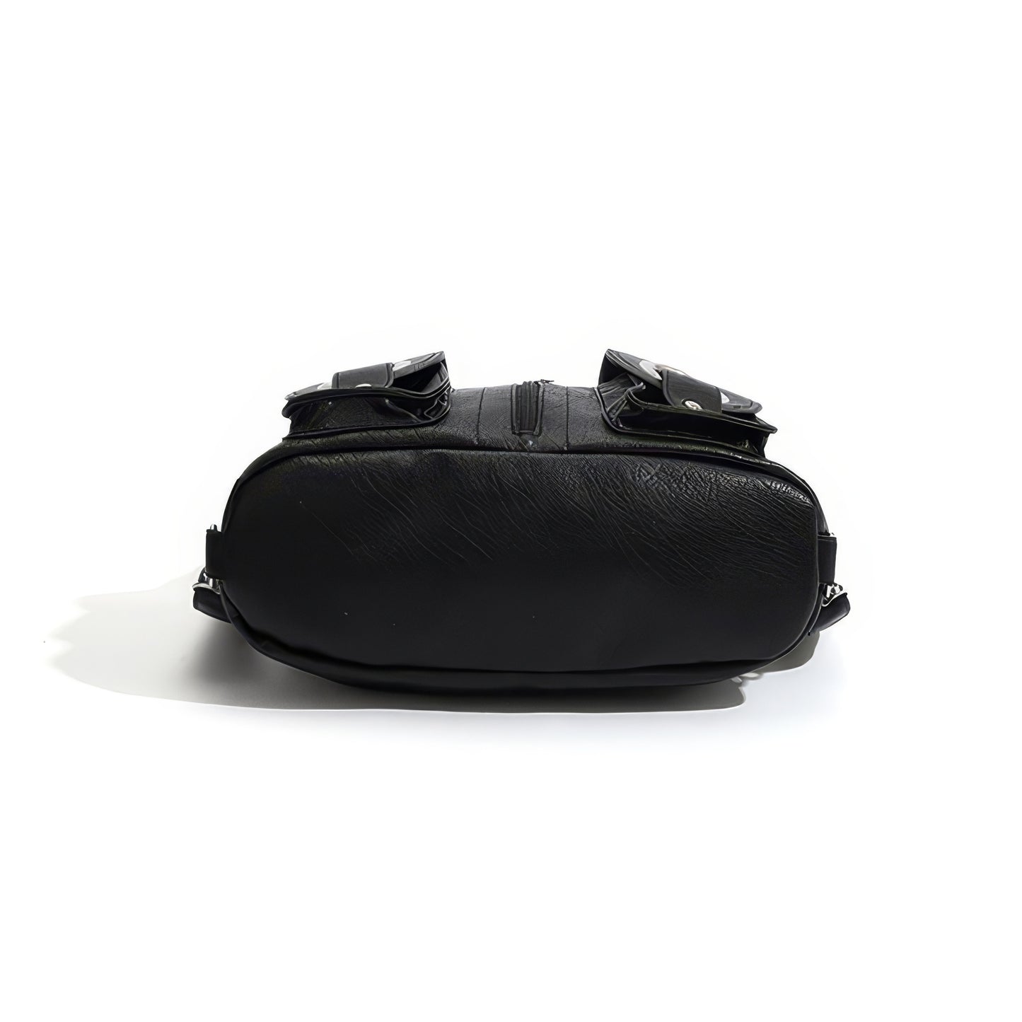 Multi-Pocket Ring Detail Hobo Shoulder Bag