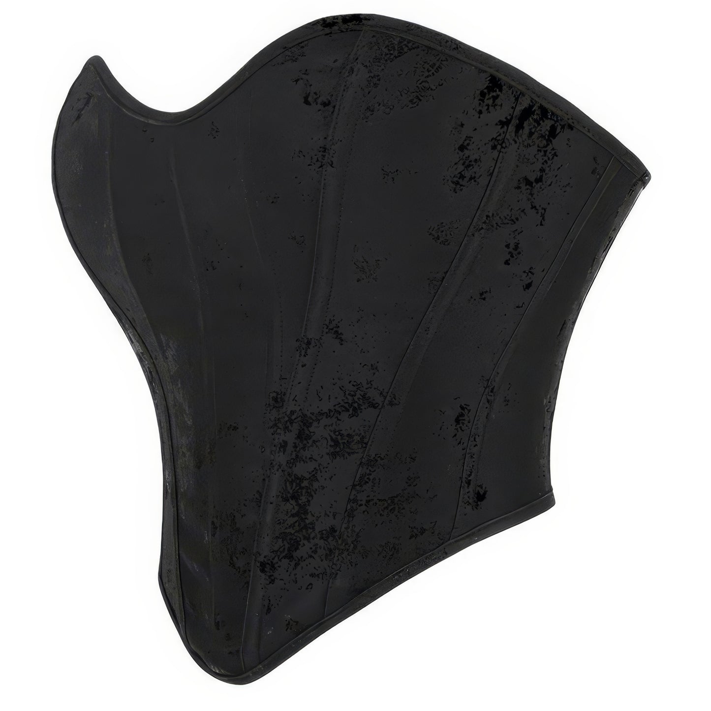 Velvet Zip-Up Structured Corset Top