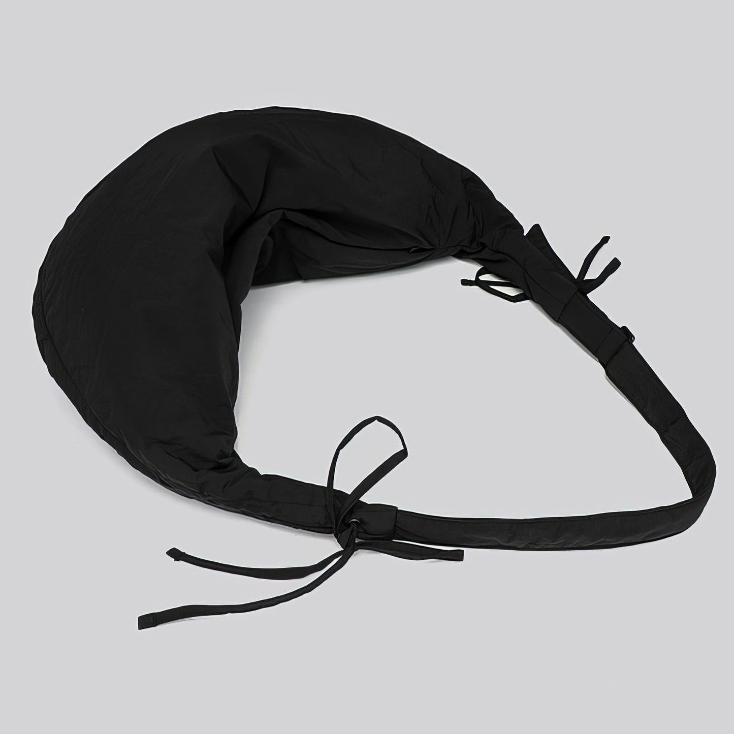 Drawstring Strap Soft Crescent Shoulder Bag