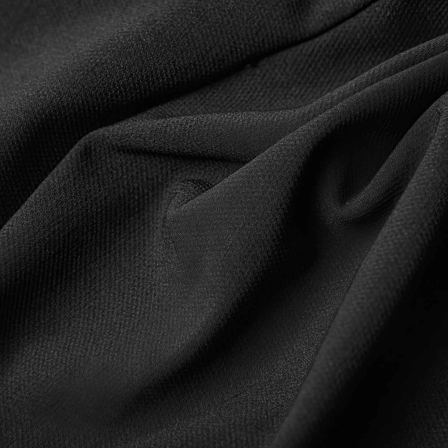 Minimal Seam High Waist Black Shorts