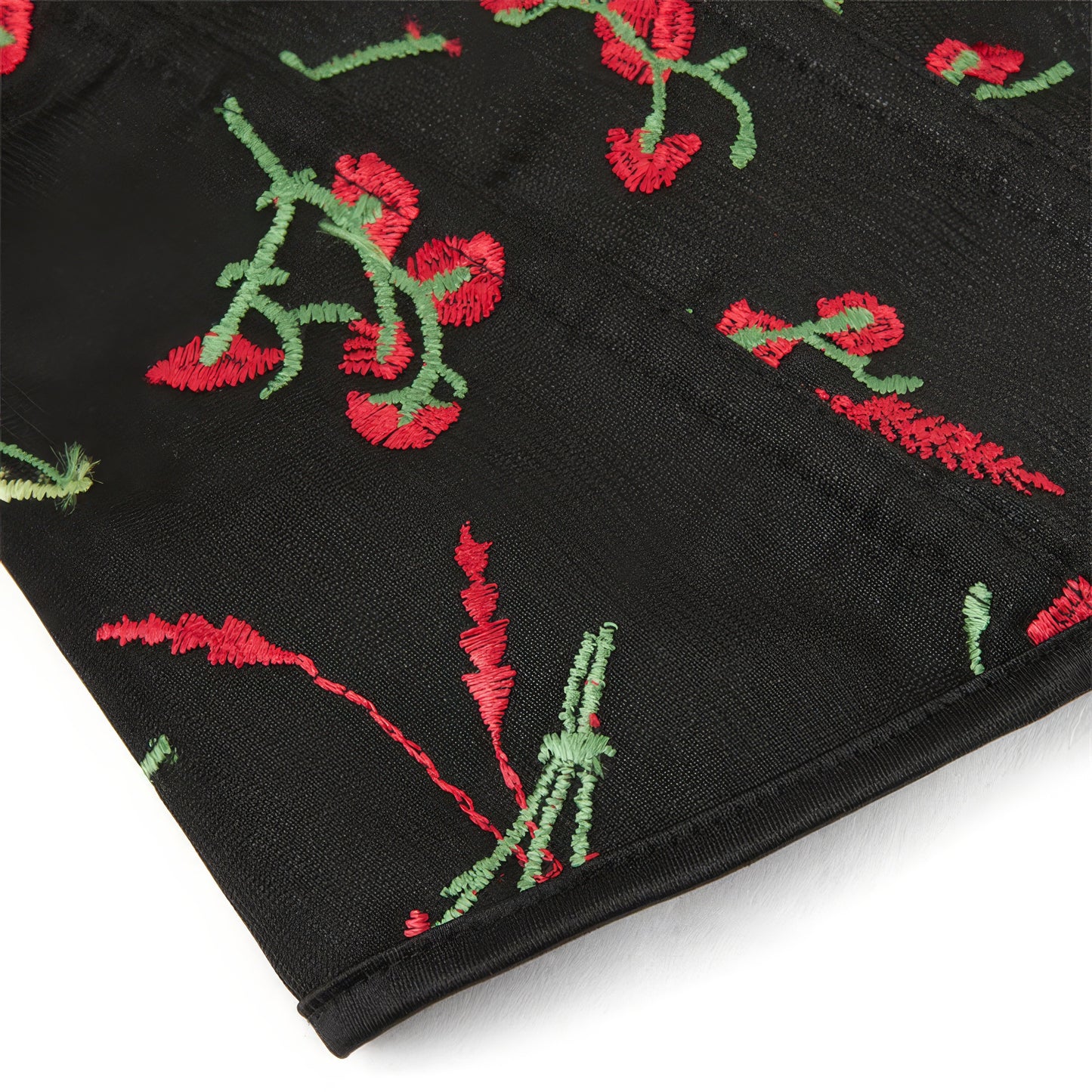 Embroidered Floral Sweetheart Corset Top