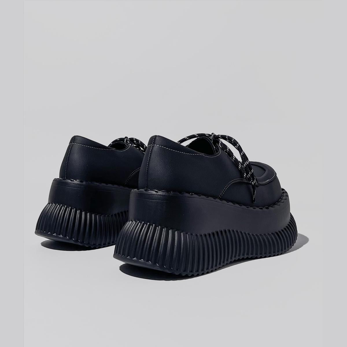 Chunky Ribbed Platform Sneakers