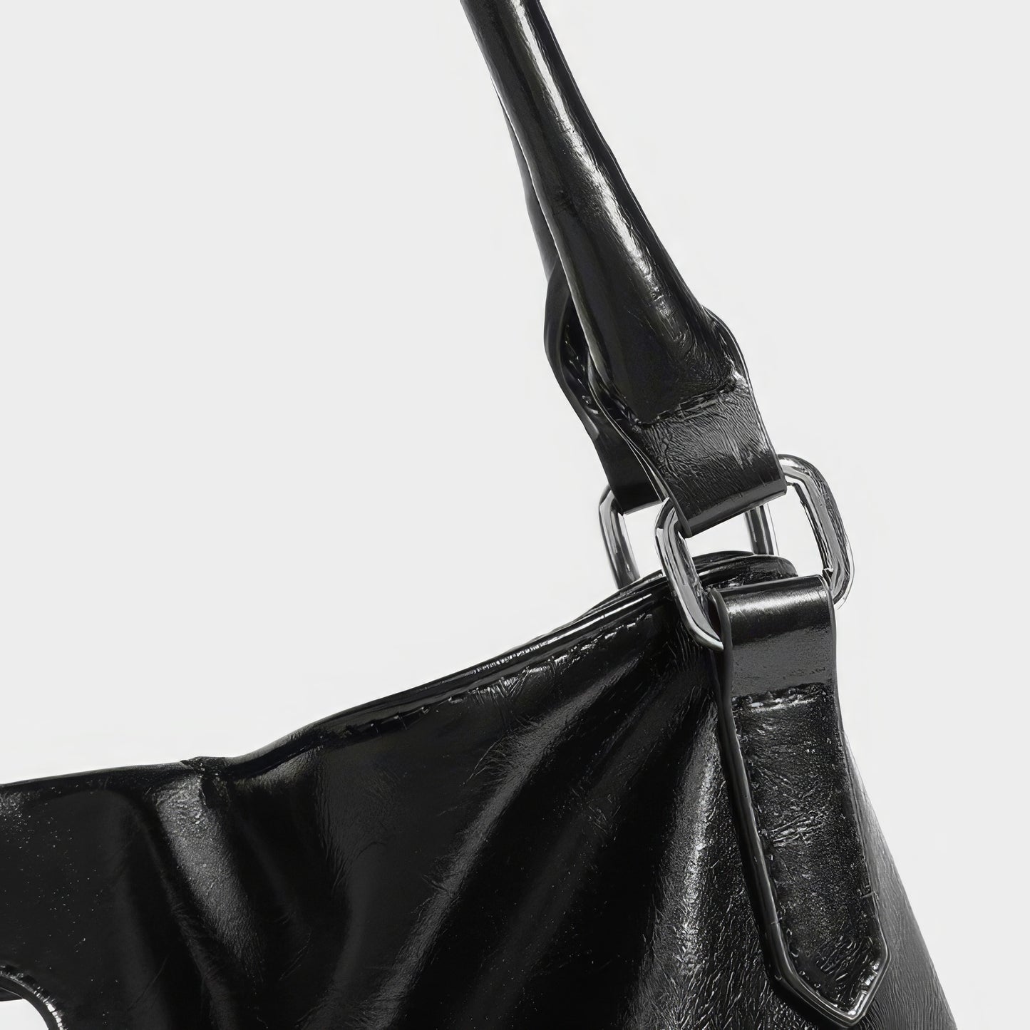 Glossy Dual Handle Cutout Tote Bag