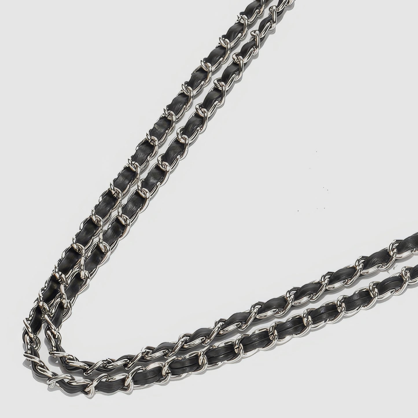 Metallic Studded Drawstring Shoulder Bag