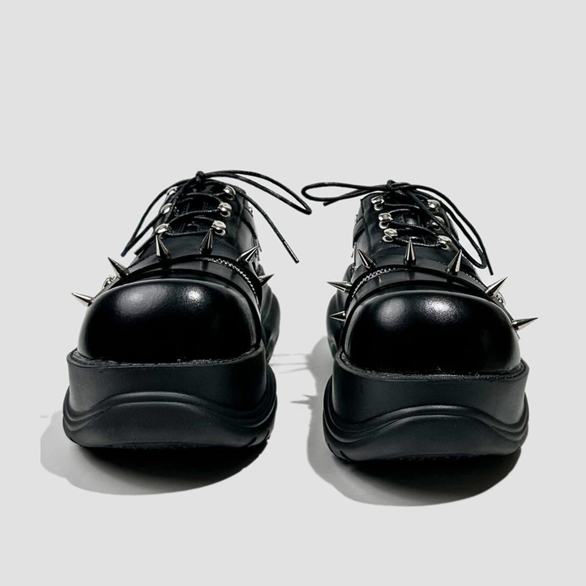 Spiked Chain Platform Sneakers
