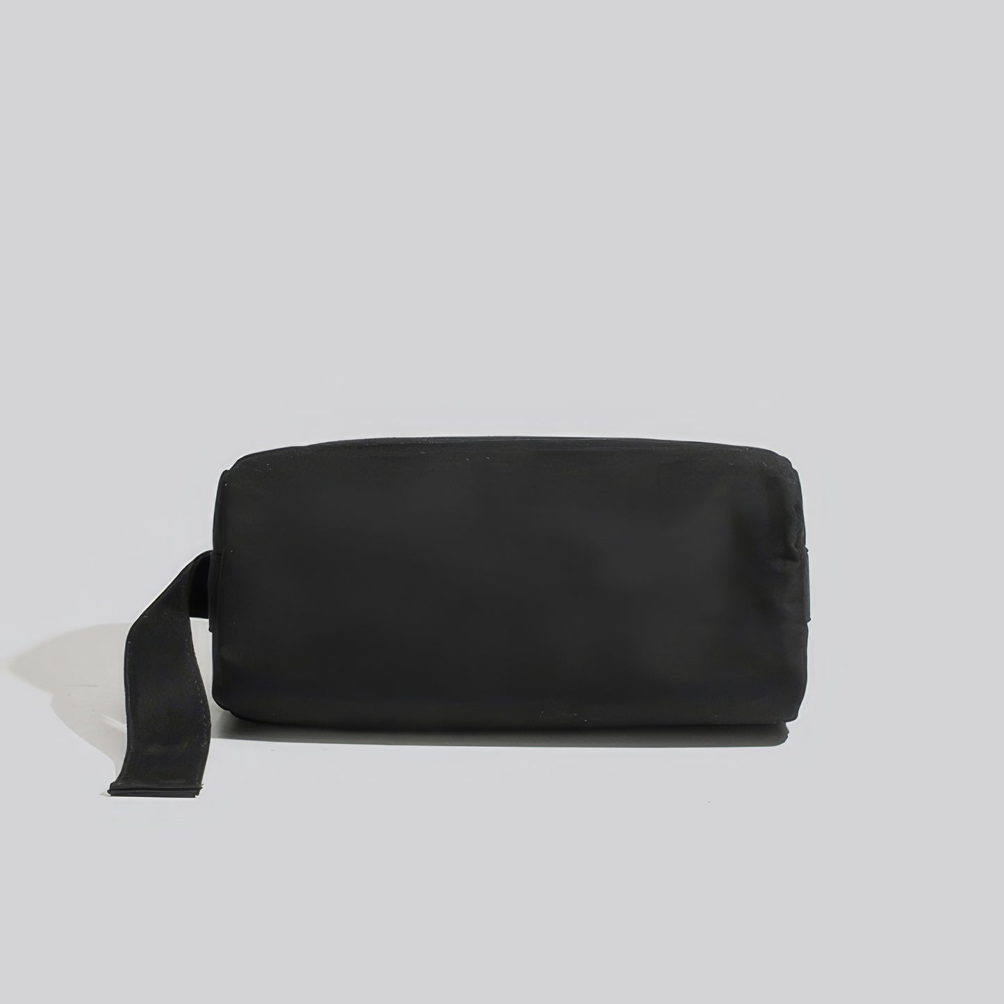 Asymmetrical Zip Canvas Shoulder Bag