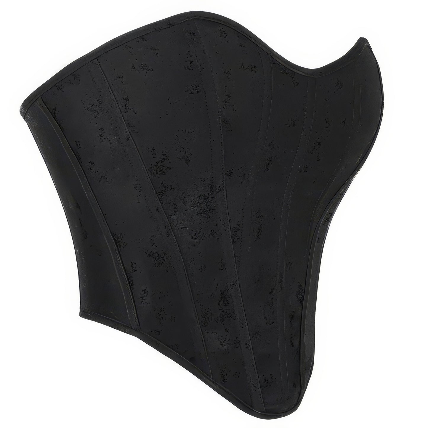 Velvet Zip-Up Structured Corset Top