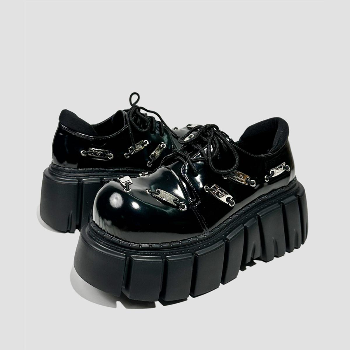 Chain-Link Patent Platform Shoes
