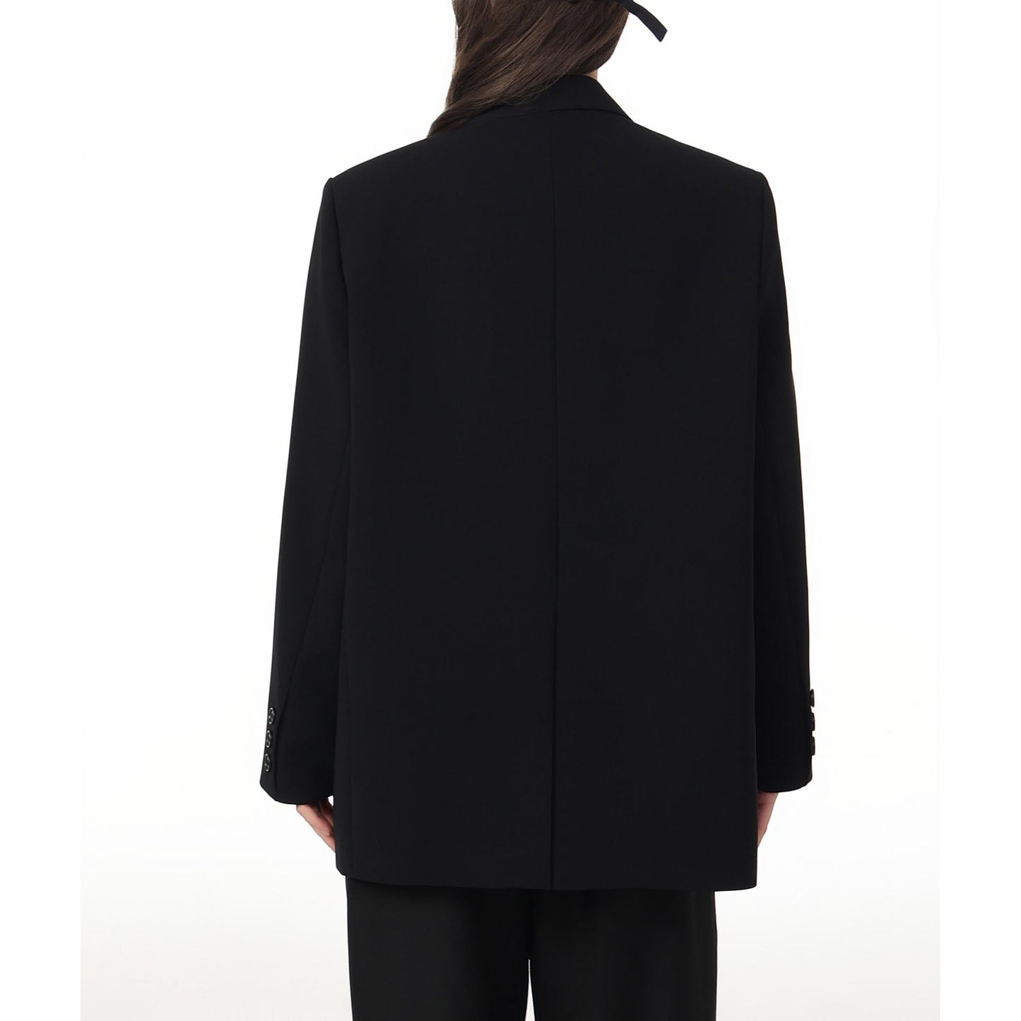 Classic One-Button Tailored Blazer