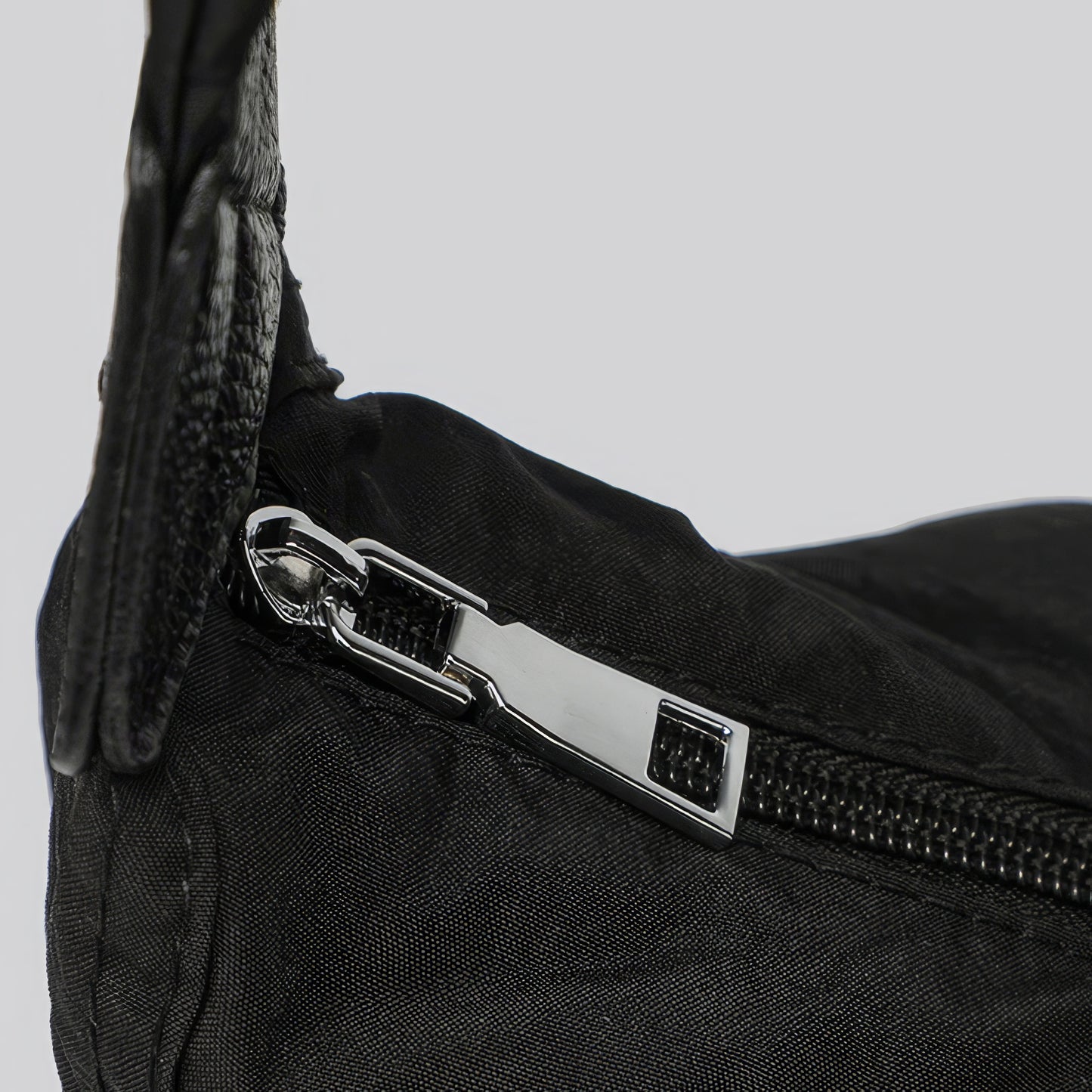 Oversized Soft Nylon Crescent Bag