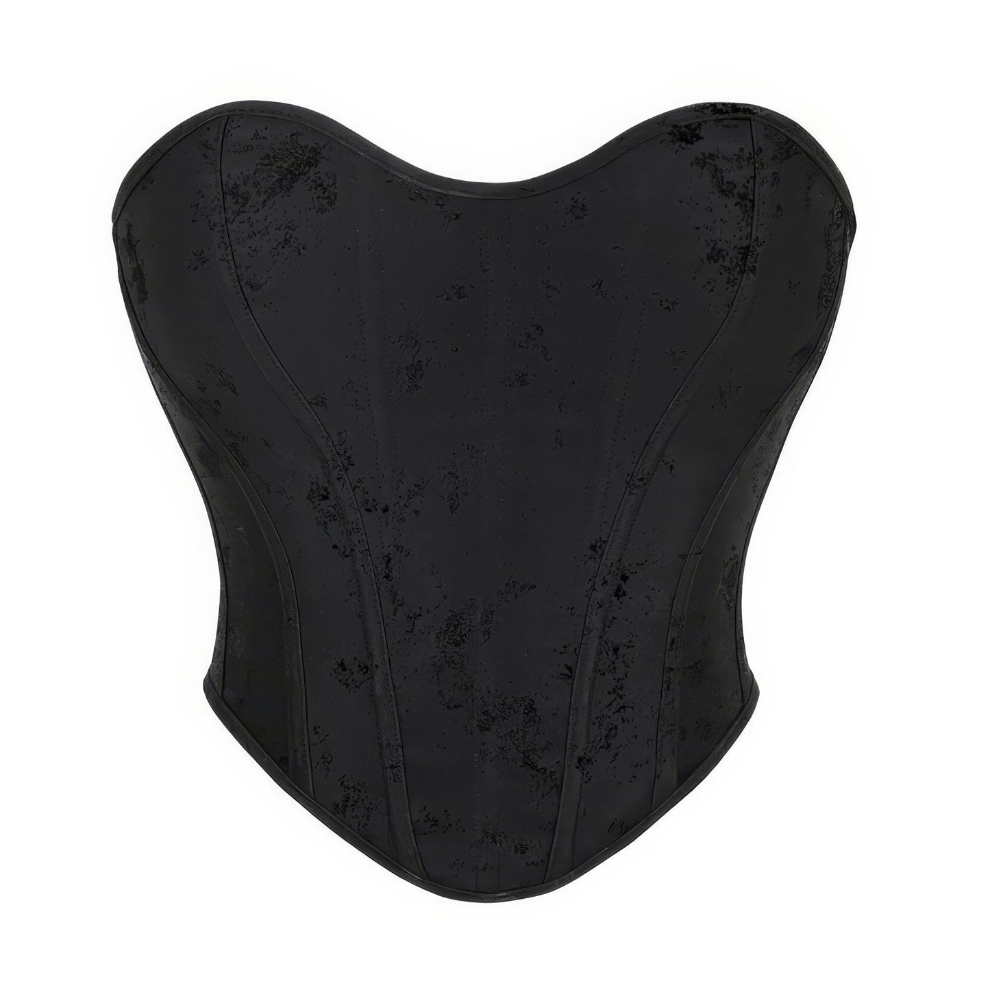 Velvet Zip-Up Structured Corset Top