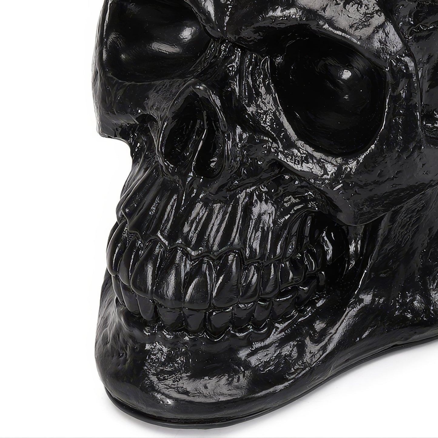 Glossy Skull-Shaped Shoulder Bag