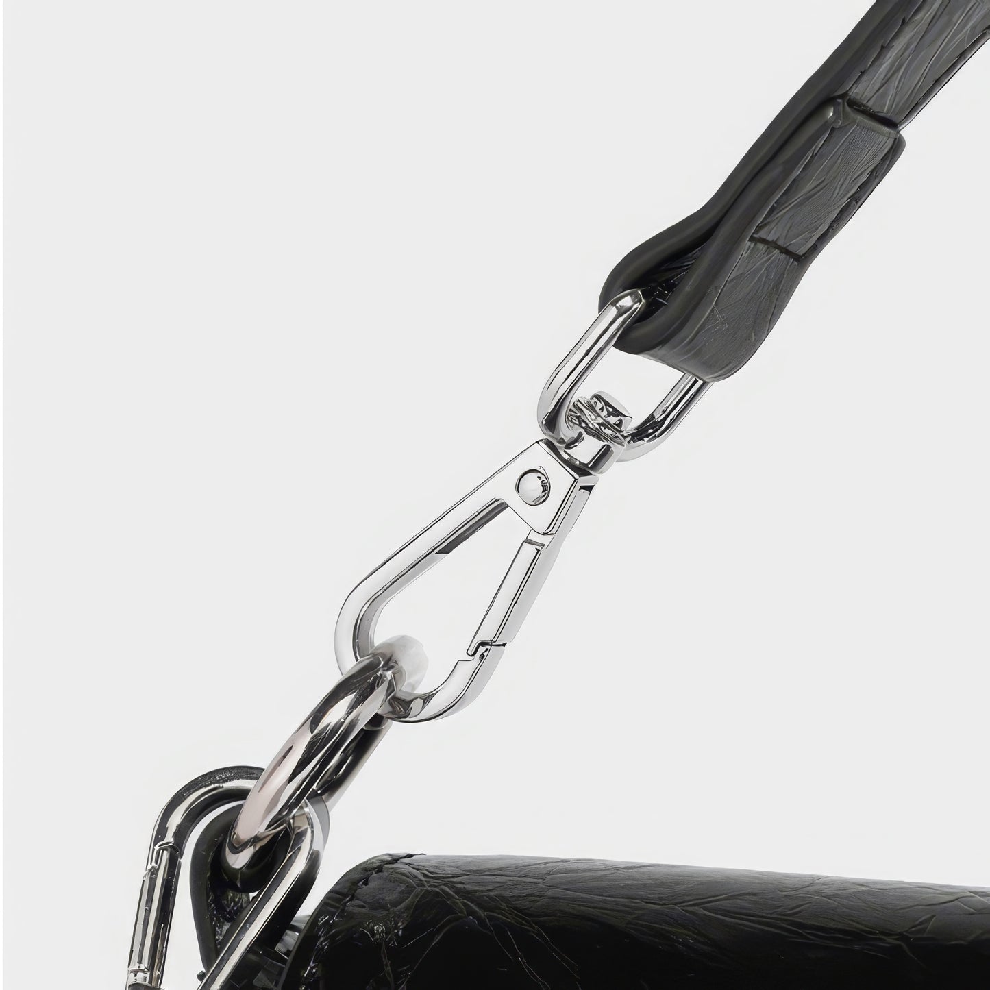 Ring Hardware Chain Handle Shoulder Bag