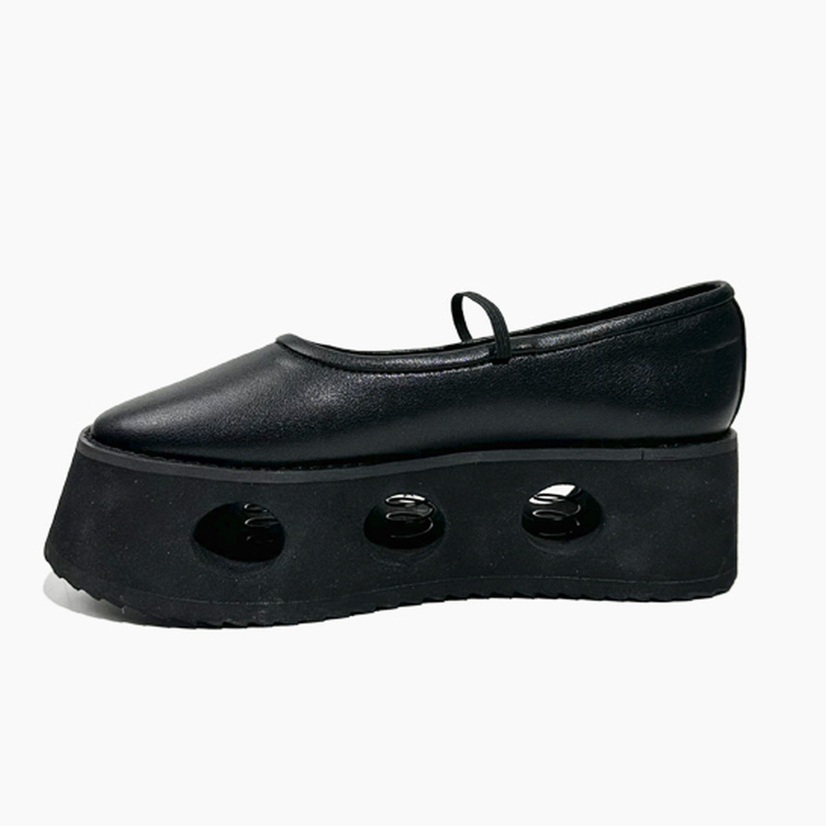 Cutout Platform Mary Janes