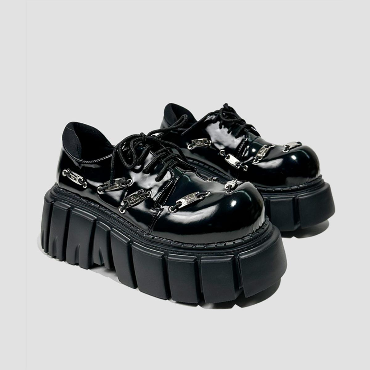 Chain-Link Patent Platform Shoes