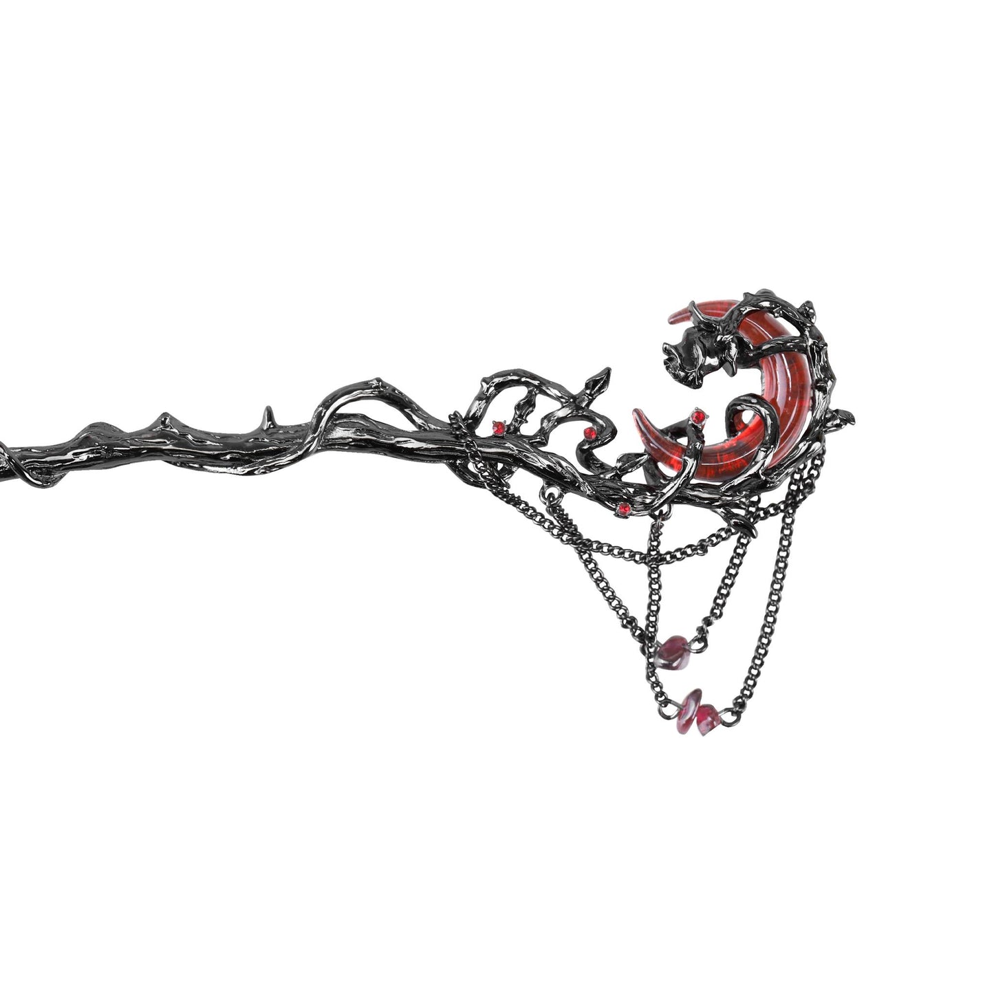 Thorn Vine Crescent Hair Stick