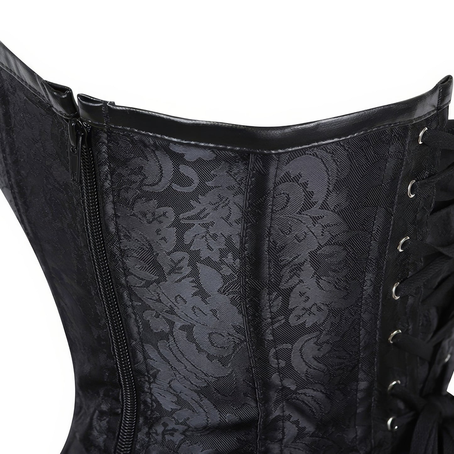 Strappy Buckled Halter Corset Top