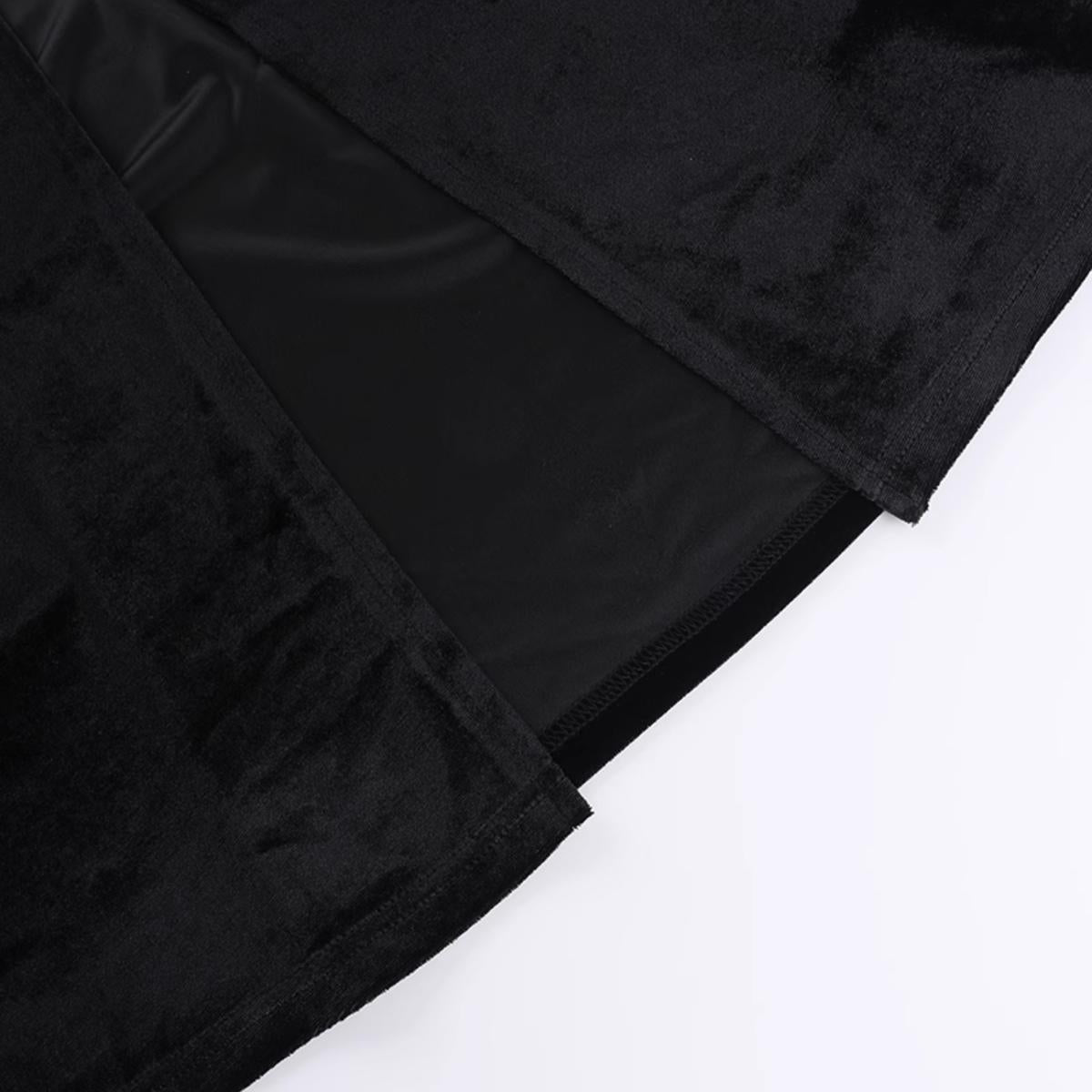 Velvet Strappy Maxi Dress