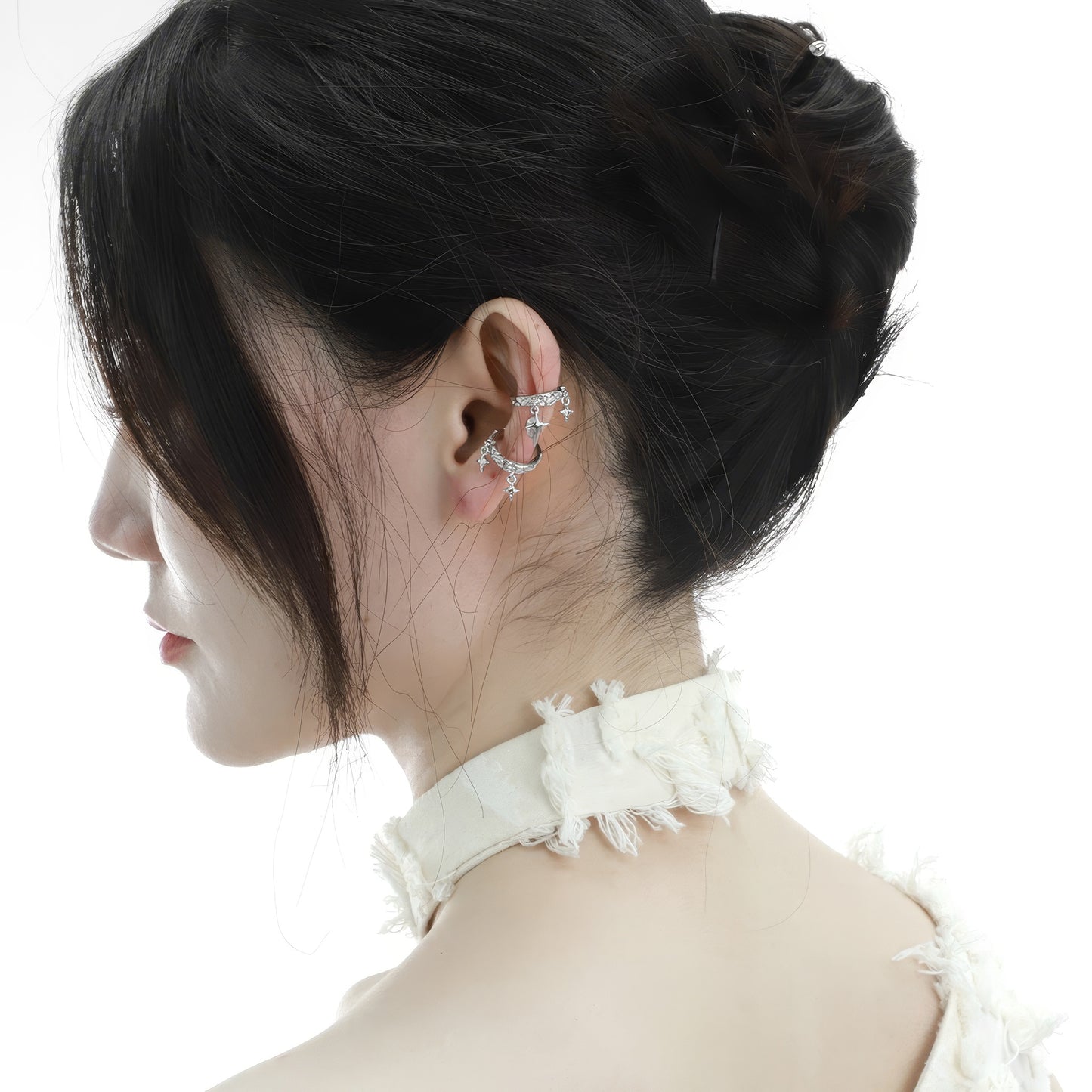 Star Charm Layered Ear Cuffs