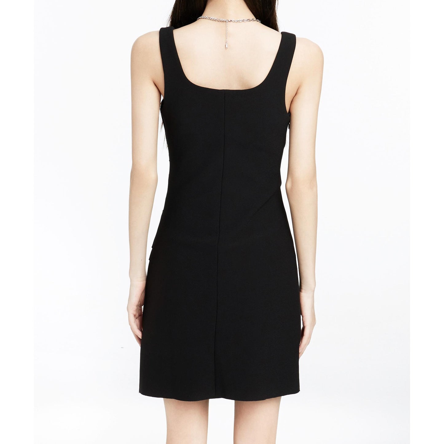 Square Neck Sleeveless Bodycon Mini Dress