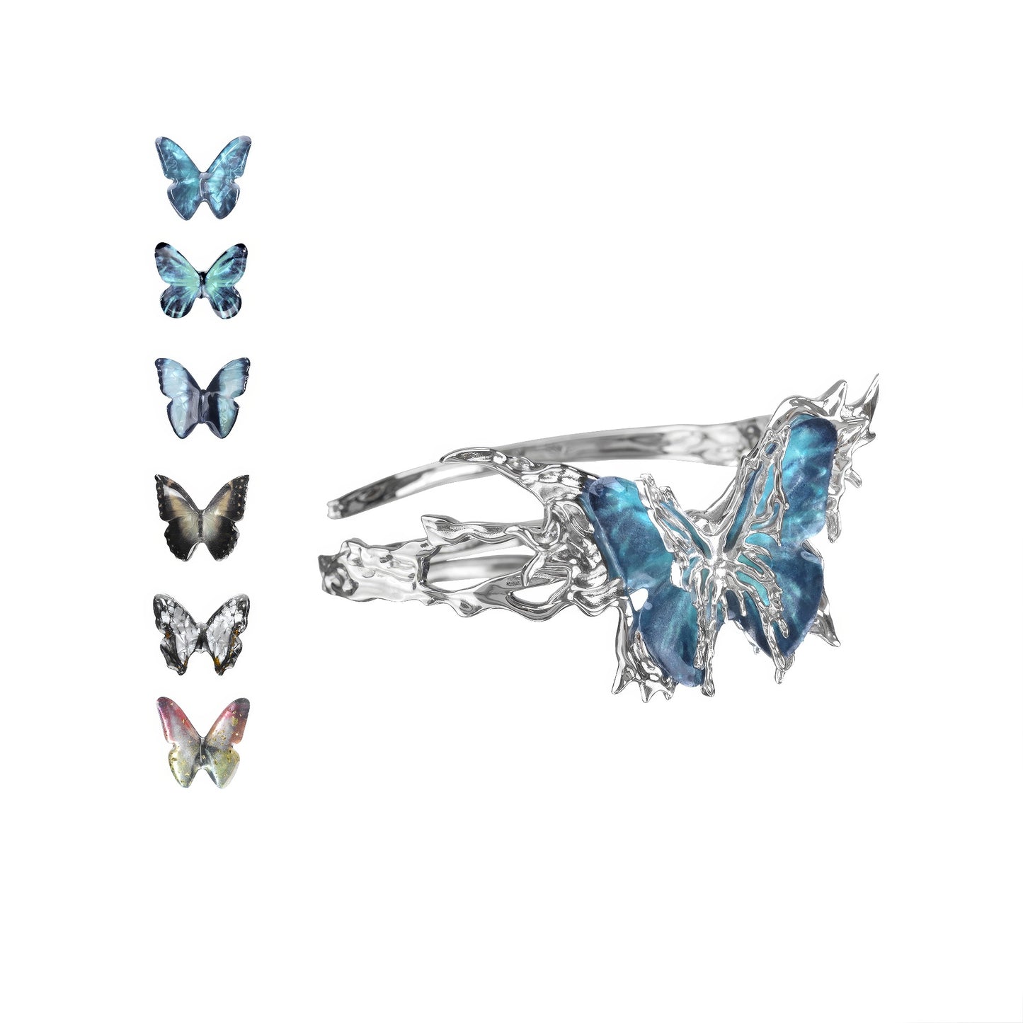 Molten Frame Butterfly Arm Cuff
