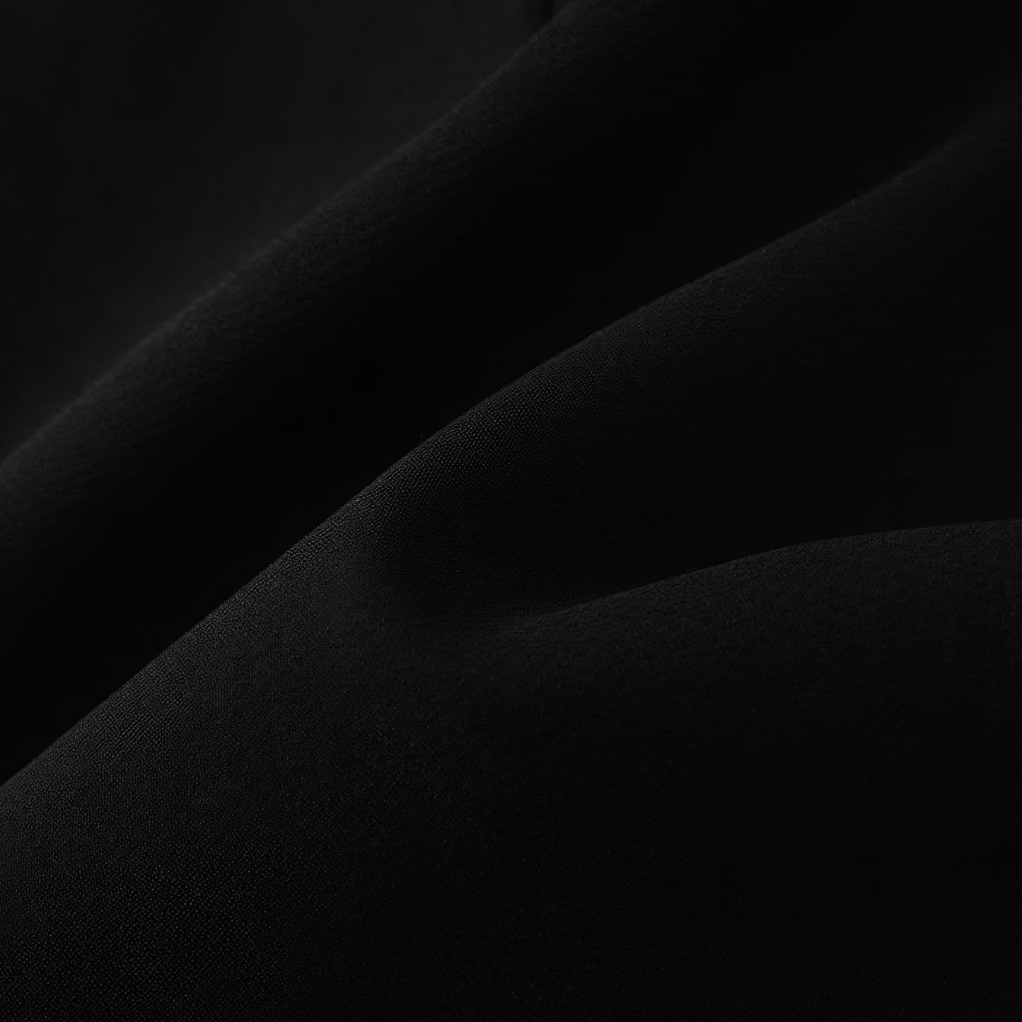 Minimalist High-Waist Black Shorts