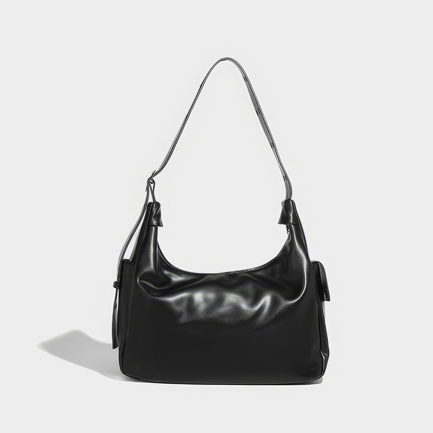Convertible Pocket Chain Detail Shoulder Bag