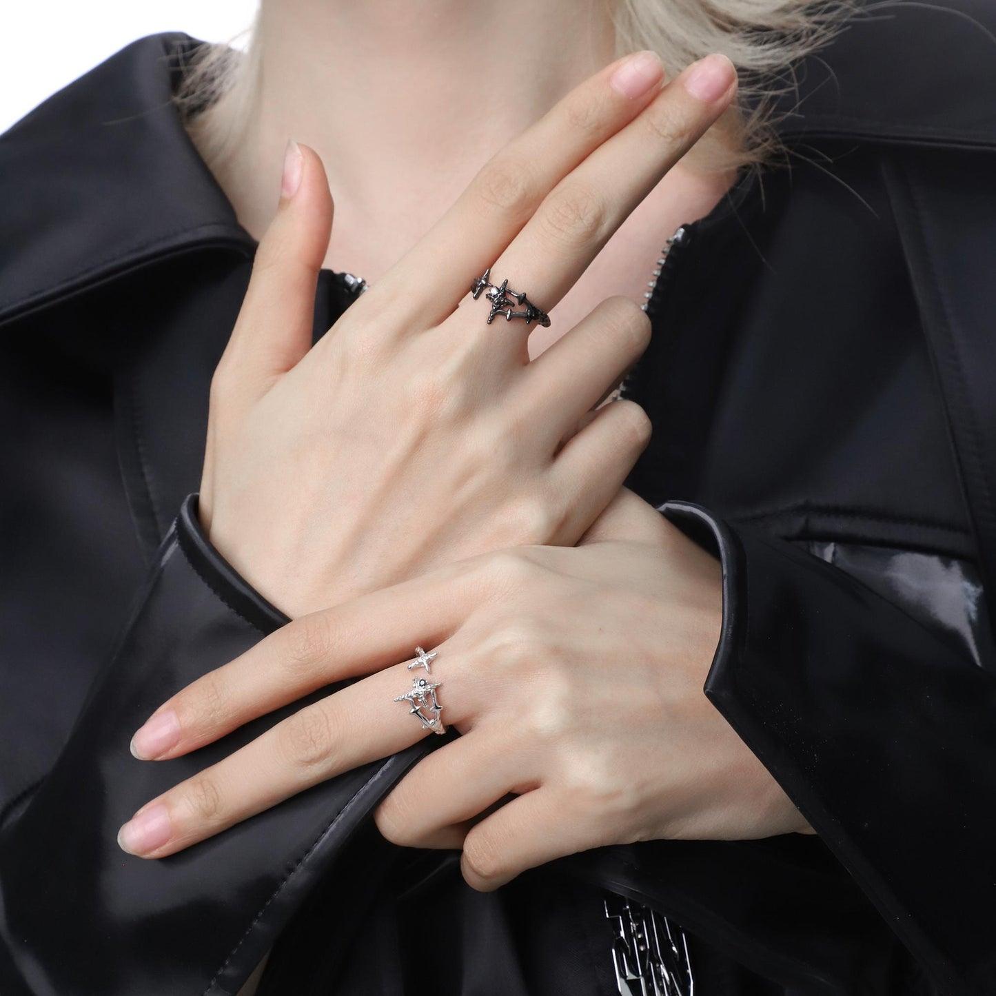 Starburst Claw Gem Ring