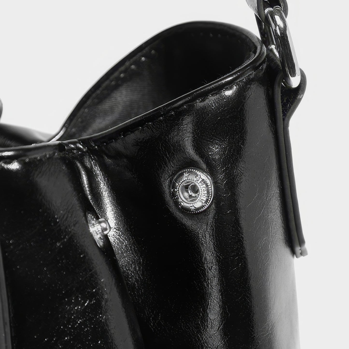 Glossy Dual Handle Cutout Tote Bag