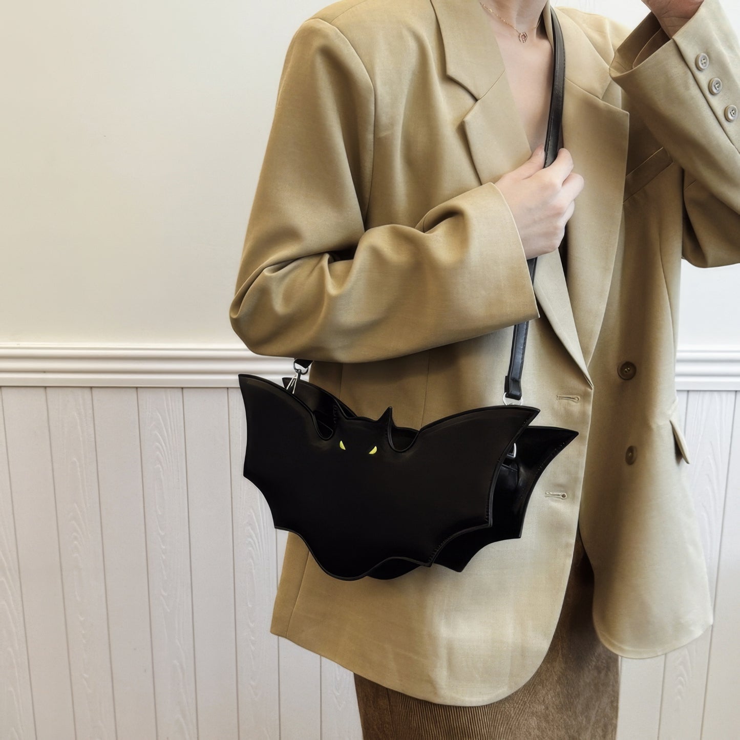 Bat Wing Shape Crossbody Bag