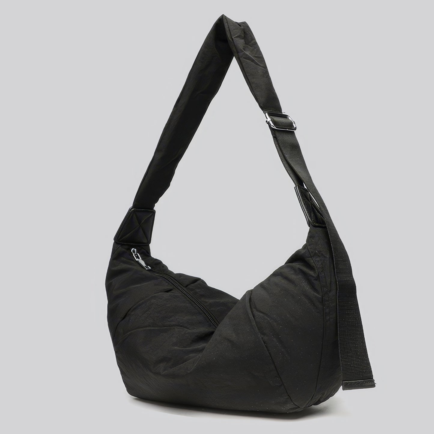 Oversized Soft Nylon Crescent Bag