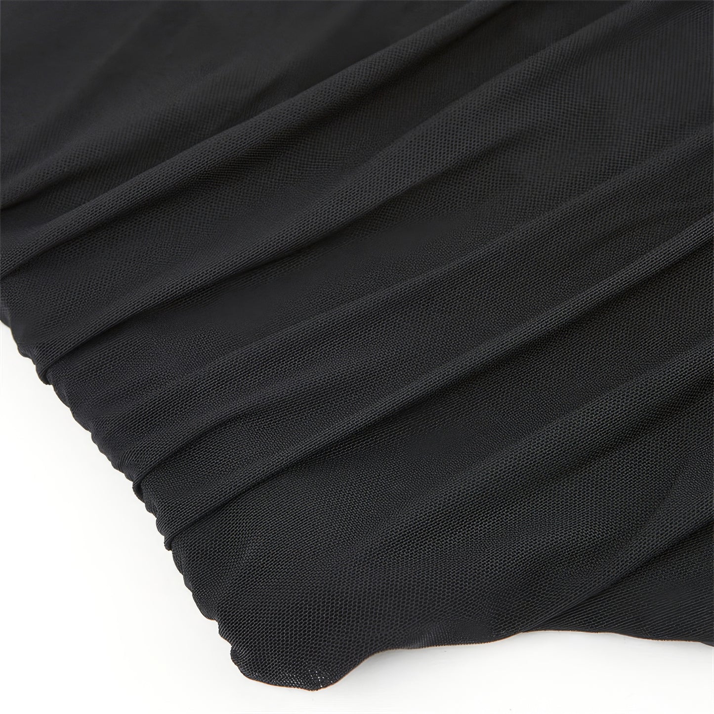 Ruched Mesh Sweetheart Corset Top
