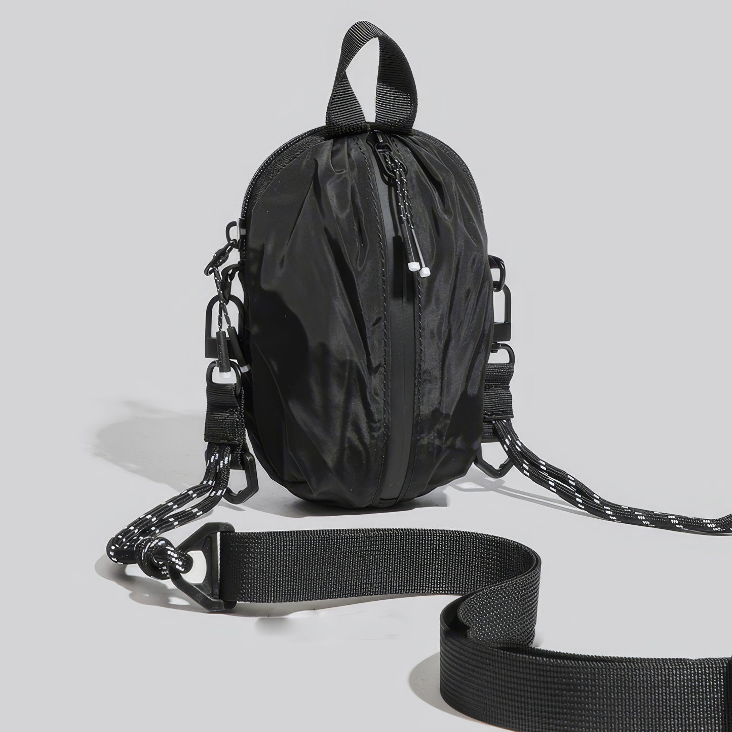 Compact Nylon Tech Crossbody Bag