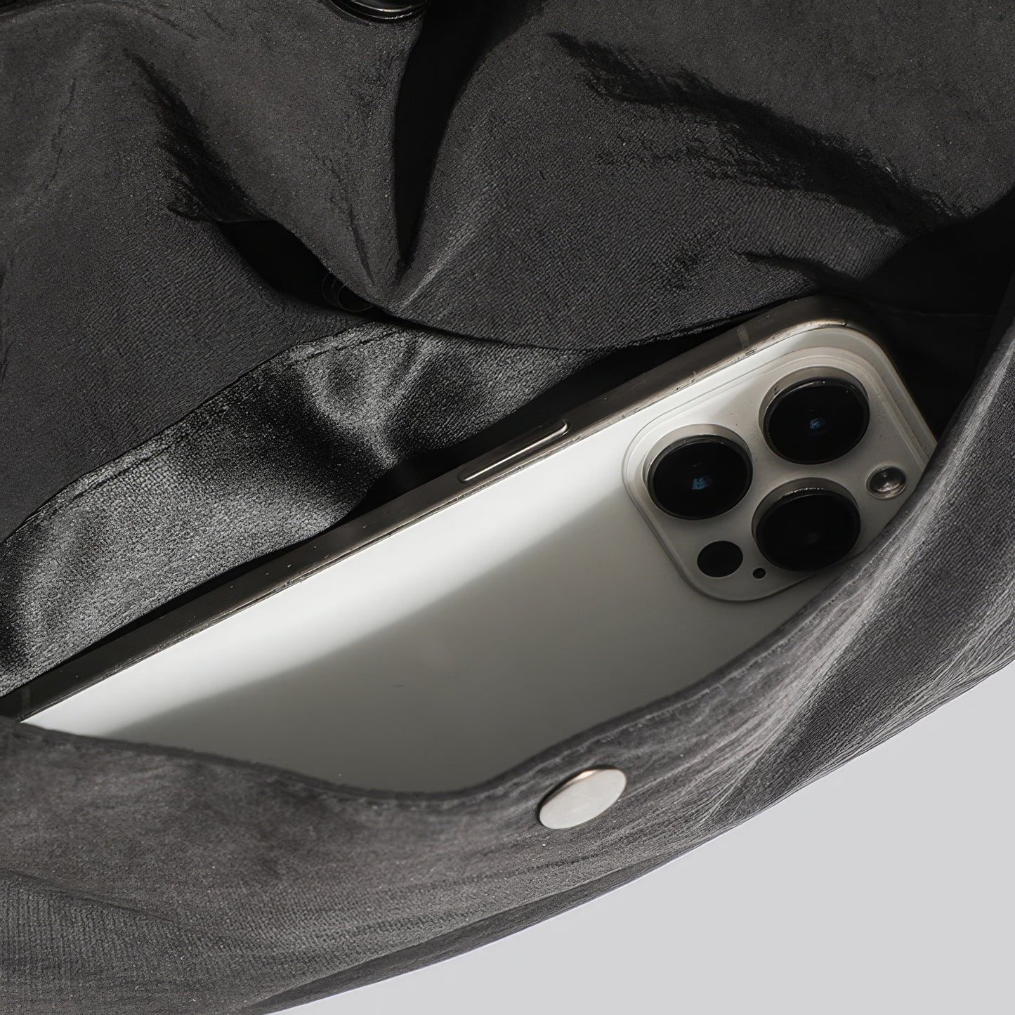 Utility Zip Crescent Shoulder Bag