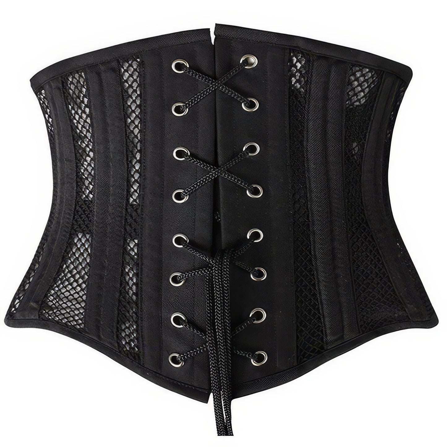 Mesh Panel Underbust Waist Training Corset
