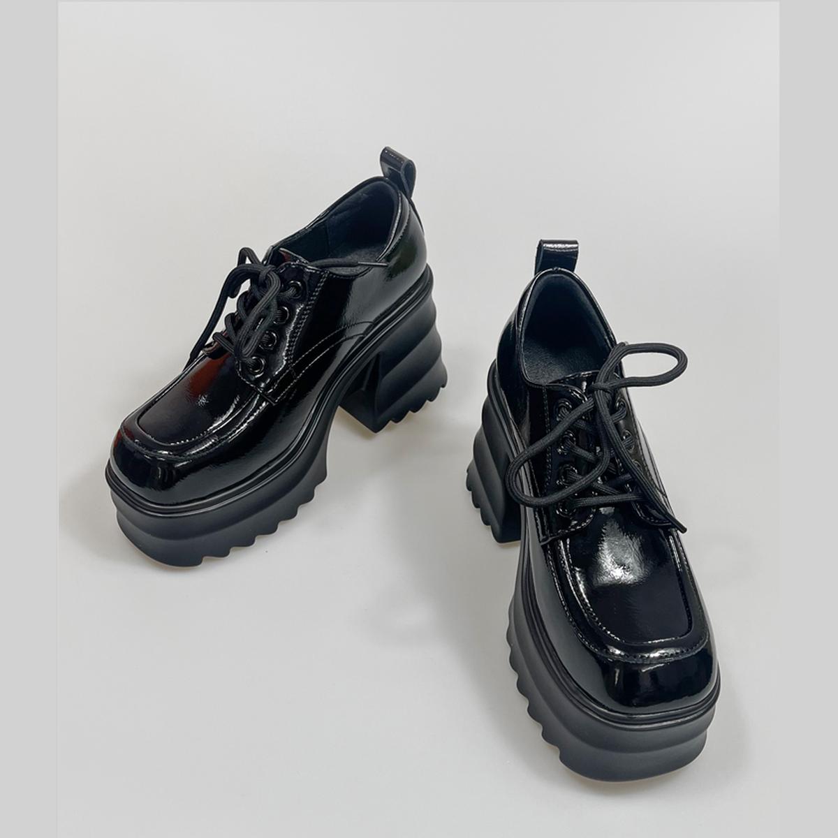 Chunky Cut-Out Platform Oxfords