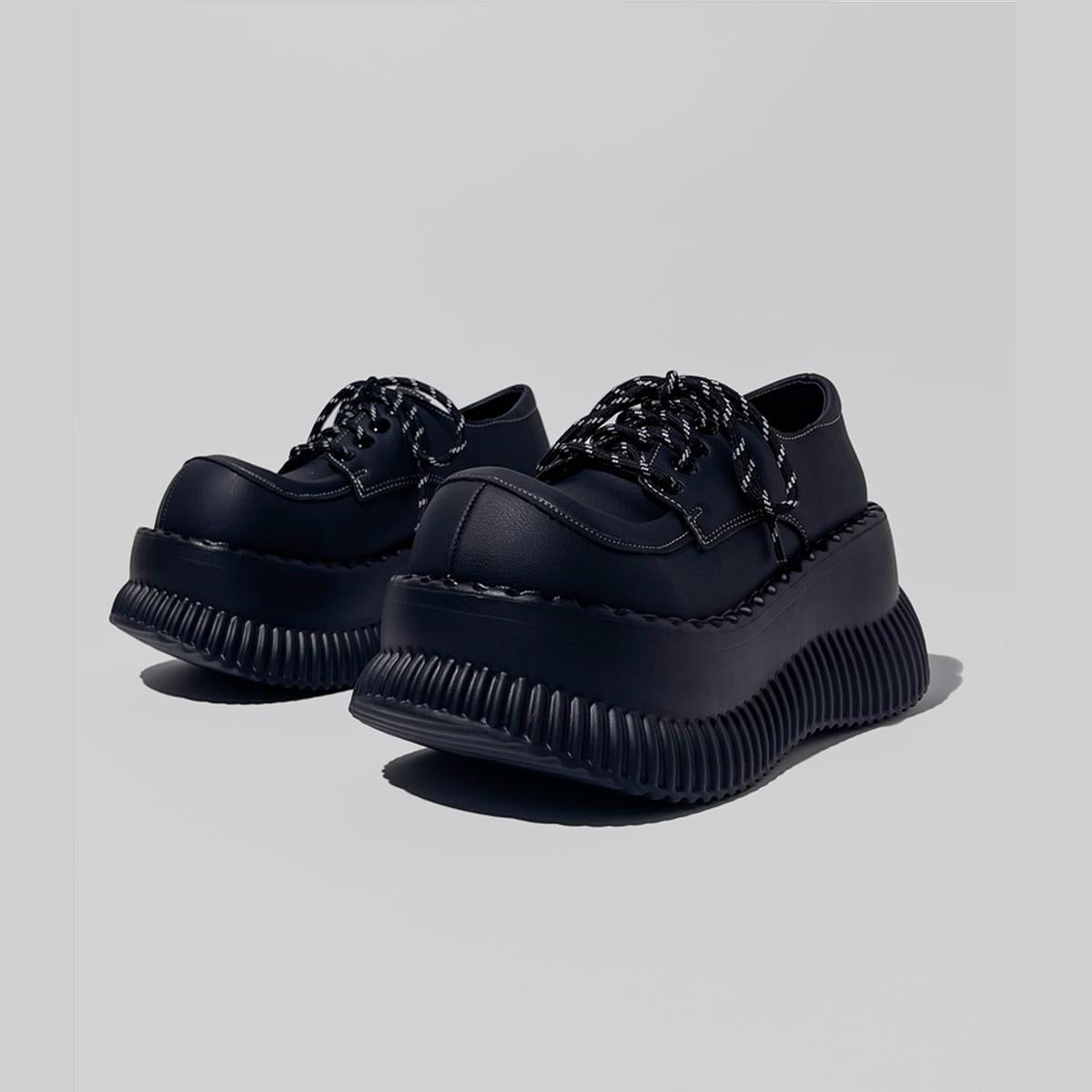 Chunky Ribbed Platform Sneakers