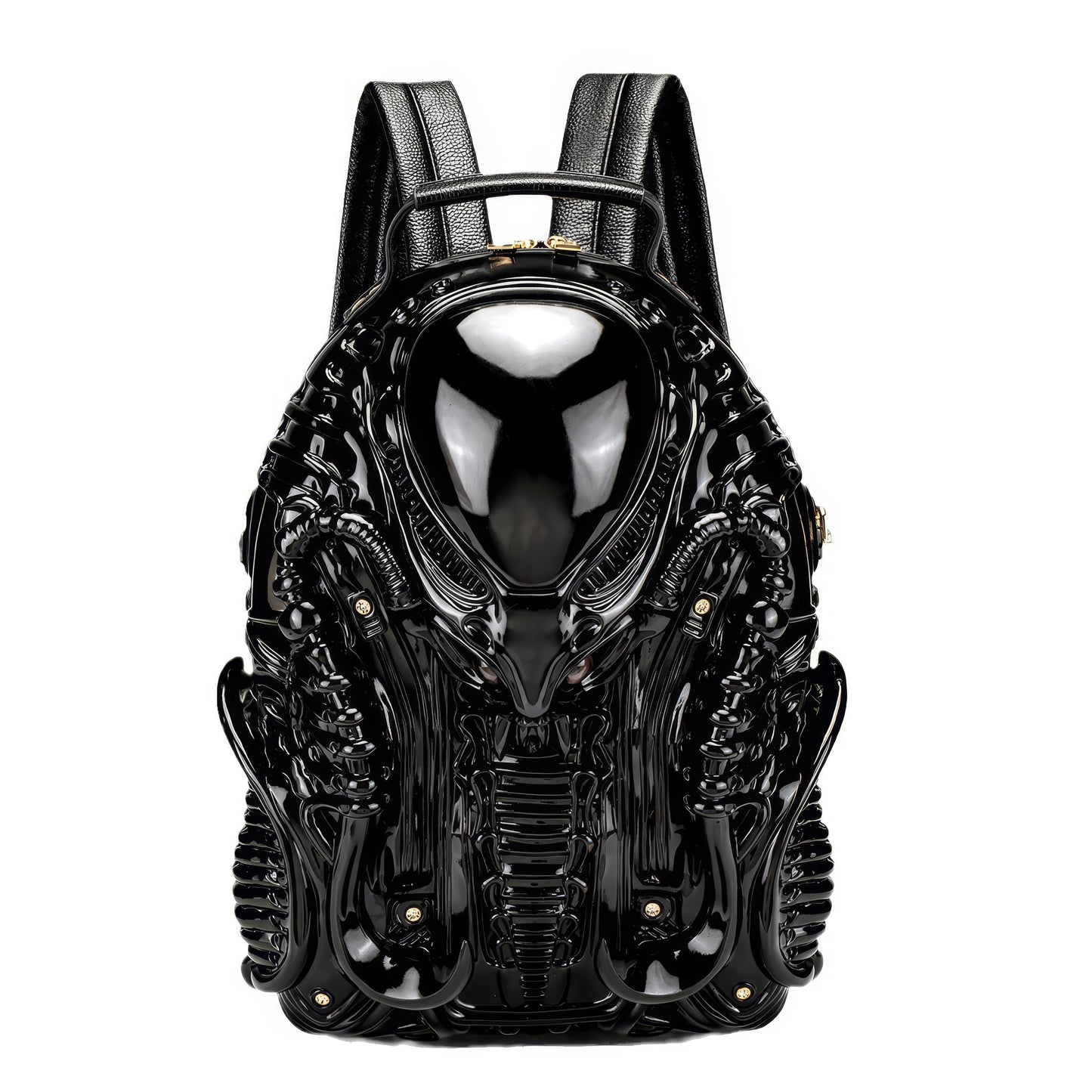 Glossy Alien Molded Hard Shell Backpack
