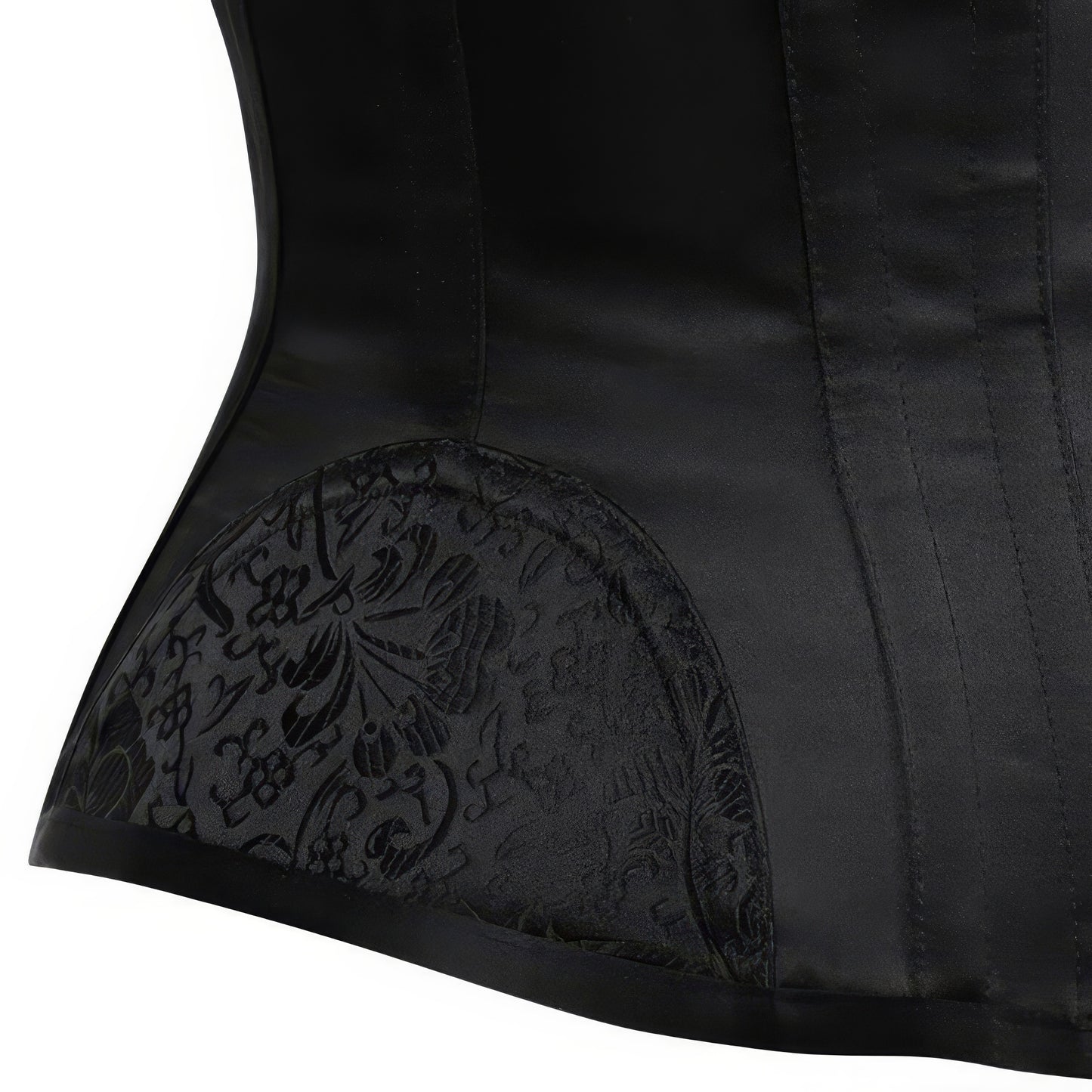 Satin Lace-Up Waist Corset